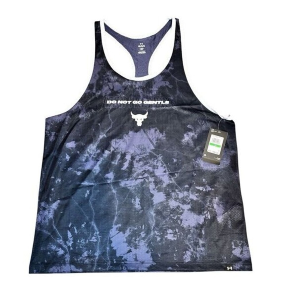 Under Armour Project Rock "Do Not Go Gentle" Tank Top Mens Size Large‎ MSRP $50
